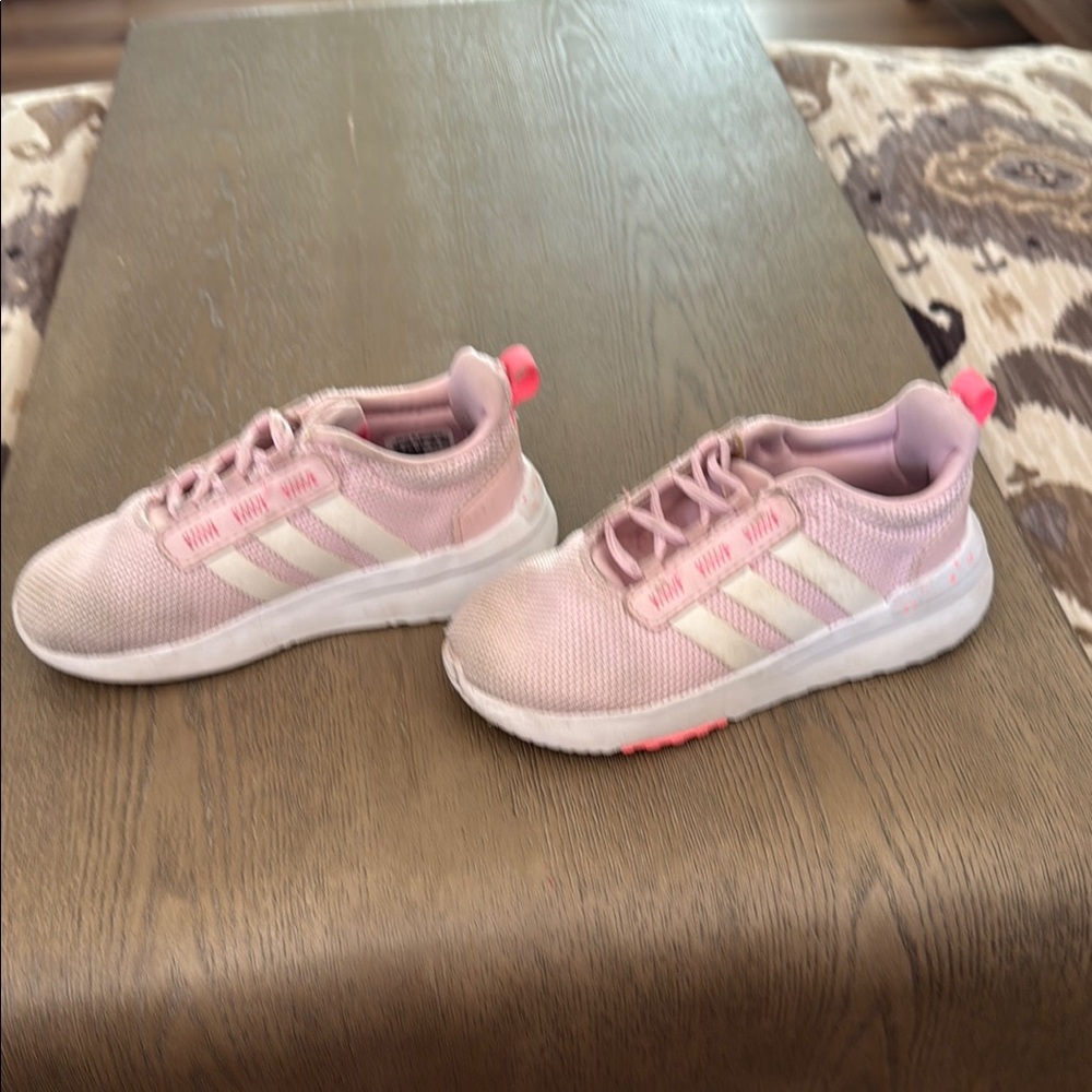 Adidas Toddler girl Pink Sneakers size 10